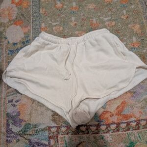 Brandy Melville Cotton White Casual Shorts